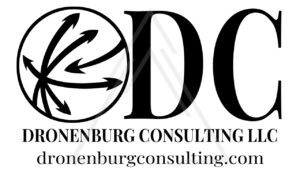 Dronenburg Consulting LLC Logo with Delta Design Solutions Watermark