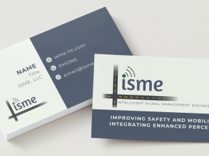 ISME, LLC Business Card Mockup by Delta Design Solutions