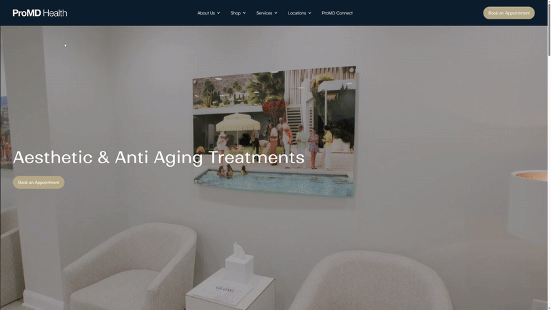 ProMD Health website Delta Design Solutions LLC