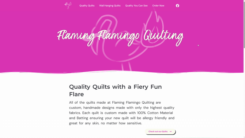 Flaming Flamingo Website Delta Design Solutions LLC